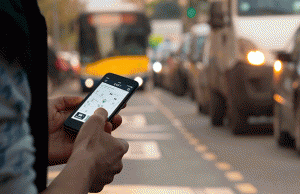 Una imagen de la aplicación de Cabify en un teléfono móvil.