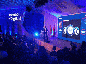 Un momento de la jornada de la presentación de Atento Digital en Madrid.