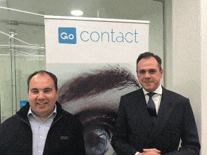Los directivos de la compañía en la presentación al mercado español.