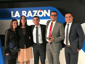 En los II Premios de Innovación y Tecnología que convoca el periódico La Razón, Prosodie-Capgemini fue una de las empressas galardonadas.