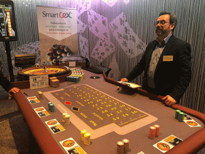 El CEO de Smartcex en un momento del evento.