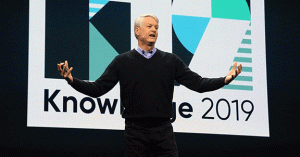 En CEO de ServiceNow, en el Knowledge 2019.
