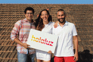 Una imagen de los socios de Holaluz.