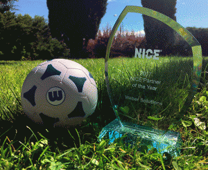 El trofeo de Weber Solutions.