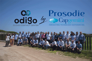 El equipo de Prosodie Ibérica tras la celebración de su kickoff de verano 2018.
