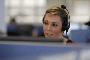 Un servicio de contact center externo.