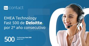 GoContact, de nuevo en la clasificación EMEA Technology Fast 500 de Deloitte.