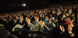Un momento de la Gala de los Premios, el miércoles por la noche en los Cines Kinépolis Ciudad de la Imagen.