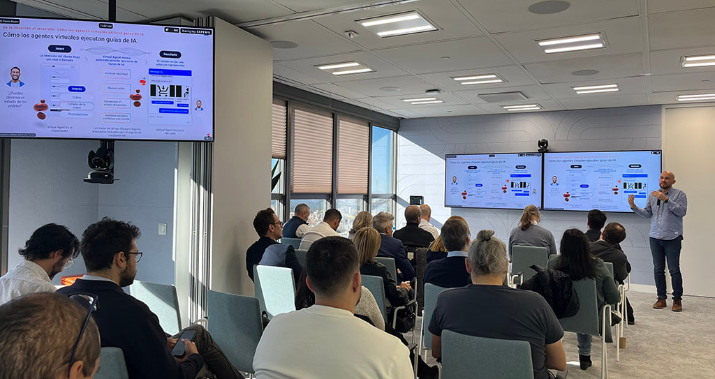 Curso en el contact center de Weber Solutions.