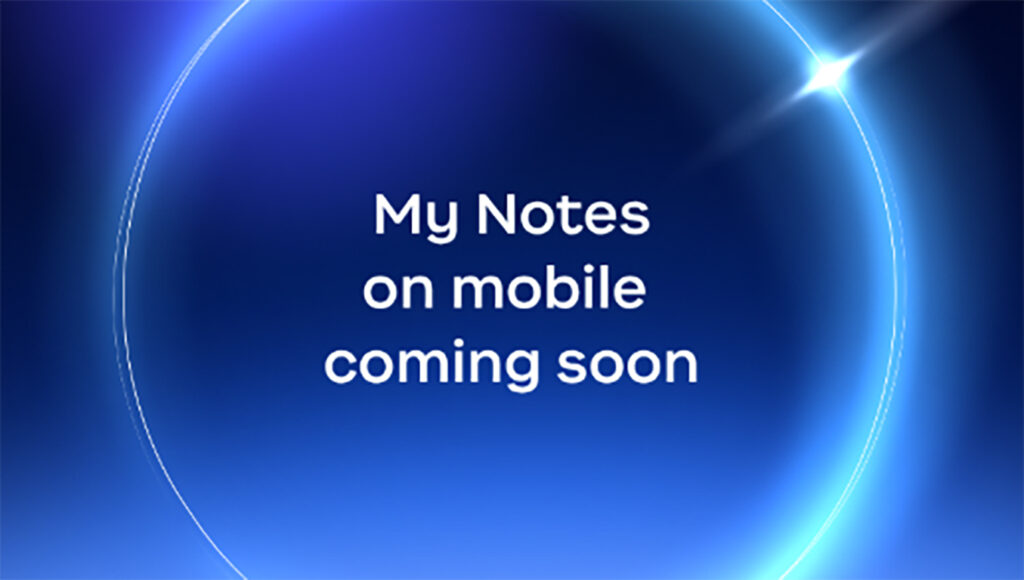My Notes.