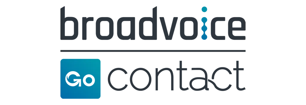 Logo de GoContact (a Broadvoice company), proveedor de software de contact center en la nube (CCaaS) y soluciones integrales de comunicación omnicanal para la gestión de la experiencia de cliente (CX).