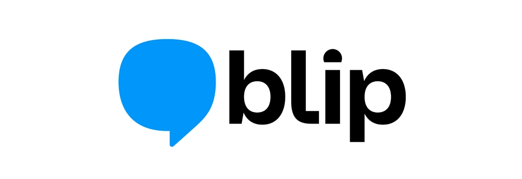 Logo de Blip, plataforma global especializada en comercio conversacional, automatización de la atención al cliente, chatbots con inteligencia artificial y soluciones de comunicación en canales digitales para Customer Experience (CX).
