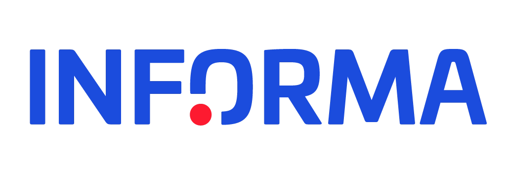 Logo de Informa D&B, compañía líder en el suministro de información comercial, financiera, sectorial y de marketing sobre empresas y autónomos para la gestión del riesgo y análisis de clientes.
