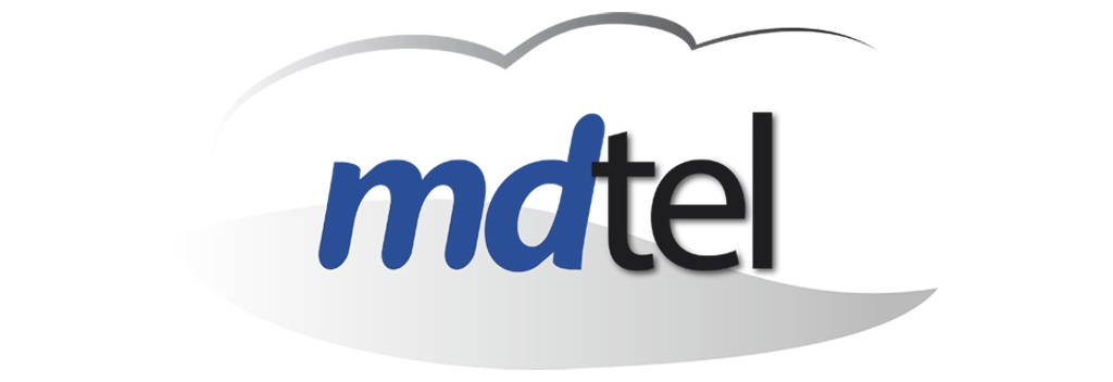 Logotipo oficial de la empresa mdtel para el directorio de proveedores de Relación Cliente.