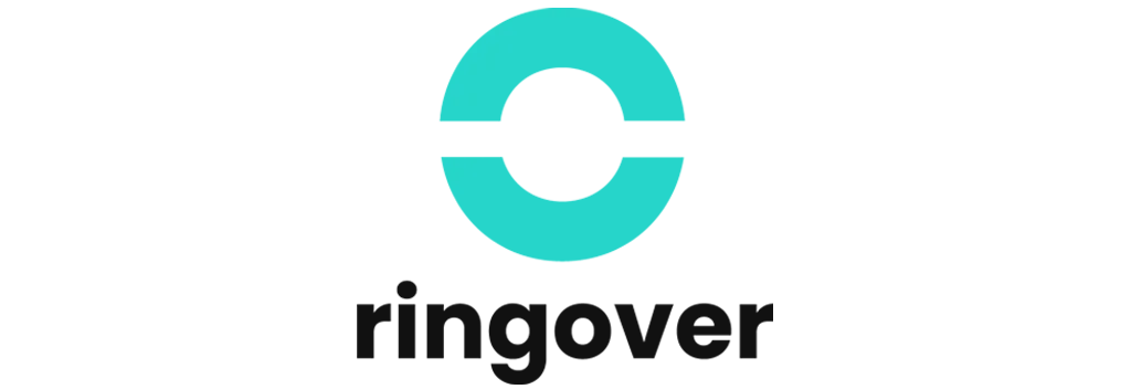 Isologotipo de Ringover, proveedor de sistema telefónico en la nube, software de Contact Center y soluciones de comunicación empresarial, en el directorio de Relación Cliente.