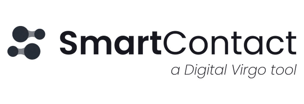 Isologotipo de SmartContact, herramienta de Digital Virgo para la gestión de interacciones y optimización del Contact Center, en el directorio de Relación Cliente.
