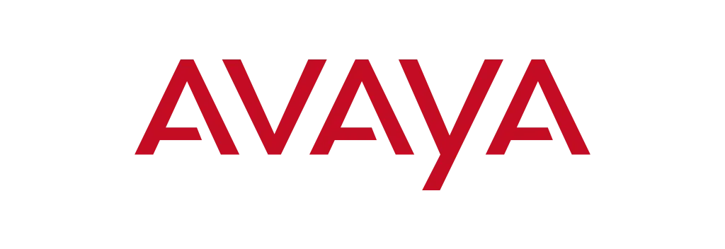 Logo de Avaya, plataforma de comunicaciones empresariales y soluciones para contact center.