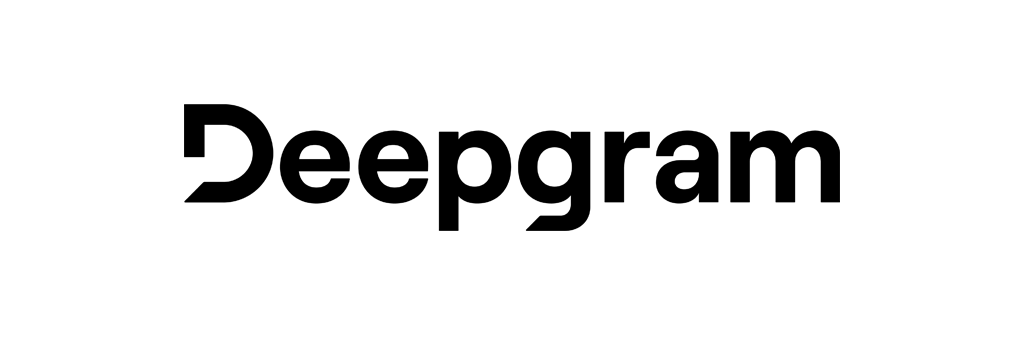 Logo de Deepgram, plataforma de inteligencia artificial de voz y reconocimiento automático del habla.