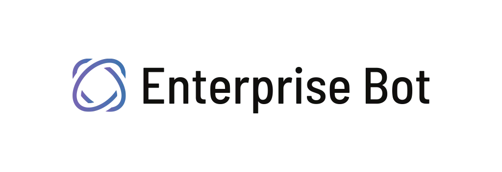 Logo de Enterprise Bot, plataforma de inteligencia artificial conversacional para automatización de atención al cliente.